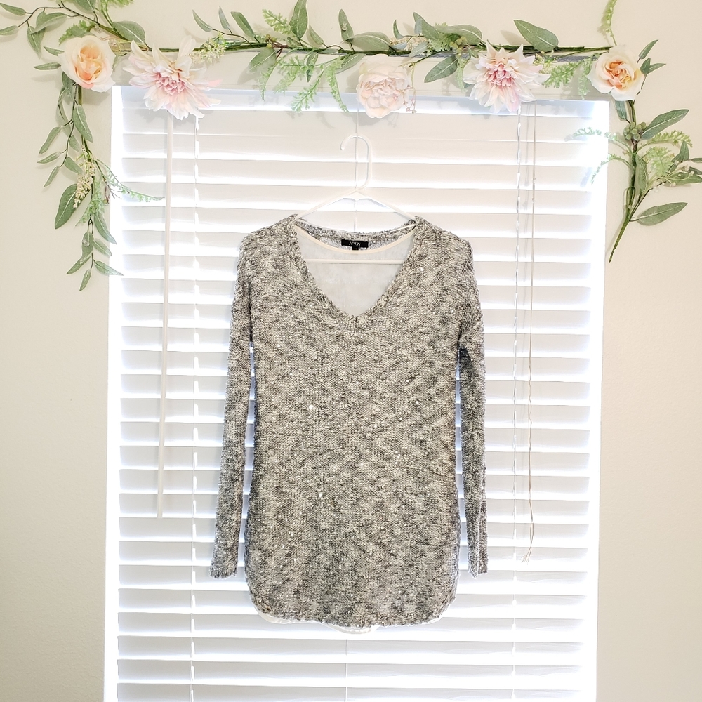 Apt.9 - Gray Seguin Sweater